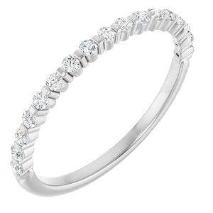 14K Rose Gold Asscher-Cut Diamond Anniversary Ring with 5/8 CTW Natural Diamonds