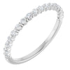 14K Rose 5/8 CTW Natural Diamond Anniversary Band