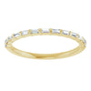 14K Rose 5/8 CTW Natural Diamond Anniversary Band