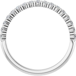 14K Rose Gold Asscher-Cut Diamond Anniversary Ring with 5/8 CTW Natural Diamonds