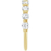 14K Rose 5/8 CTW Natural Diamond Anniversary Band