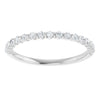 14K Rose 5/8 CTW Natural Diamond Anniversary Band