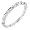 14K Rose 5/8 CTW Natural Diamond Anniversary Band