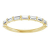 14K Rose 5/8 CTW Natural Diamond Anniversary Band