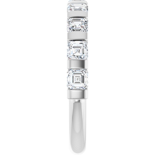 14K Rose 5/8 CTW Natural Diamond Anniversary Band