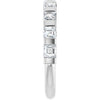 14K Rose 5/8 CTW Natural Diamond Anniversary Band