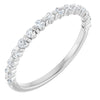 14K Rose 5/8 CTW Natural Diamond Anniversary Band