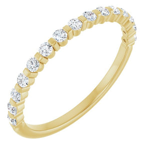 14K Rose Gold Asscher-Cut Diamond Anniversary Ring with 5/8 CTW Natural Diamonds