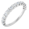 14K Rose 5/8 CTW Natural Diamond Anniversary Band