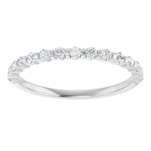14K Rose Gold Asscher-Cut Diamond Anniversary Ring with 5/8 CTW Natural Diamonds