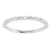 14K Rose 5/8 CTW Natural Diamond Anniversary Band