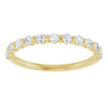 14K Rose 5/8 CTW Natural Diamond Anniversary Band