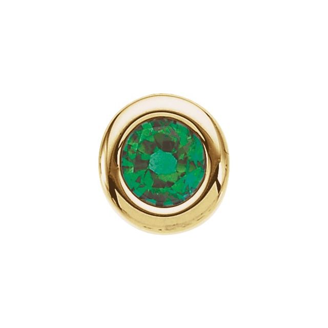 Imitation Garnet Birthstone Pendant