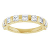 14K Rose 5/8 CTW Natural Diamond Anniversary Band