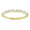 14K Rose 5/8 CTW Natural Diamond Anniversary Band