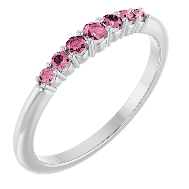 14K Gold Natural Diamond Stackable Ring