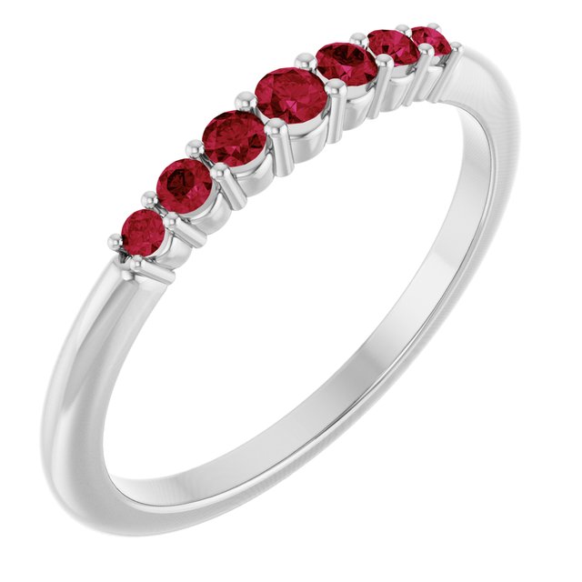 14K Gold Natural Diamond Stackable Ring