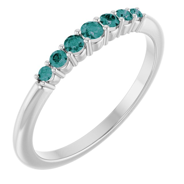 14K Gold Natural Diamond Stackable Ring