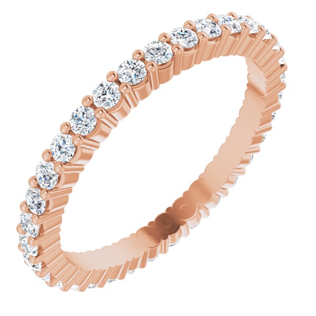 14K Gold Lab-Grown Diamond Eternity Ring - Options Available