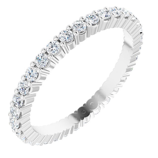 14K Gold Lab-Grown Diamond Eternity Band - Options Available