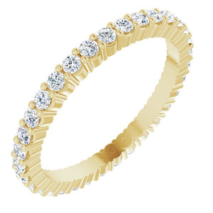 14K Gold Lab-Grown Diamond Eternity Ring - Options Available