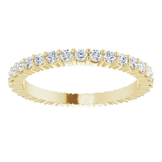 14K Gold Lab-Grown Diamond Eternity Ring - Options Available