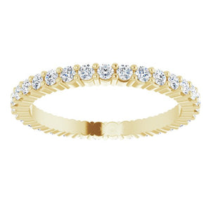 14K Gold Lab-Grown Diamond Eternity Ring - Options Available