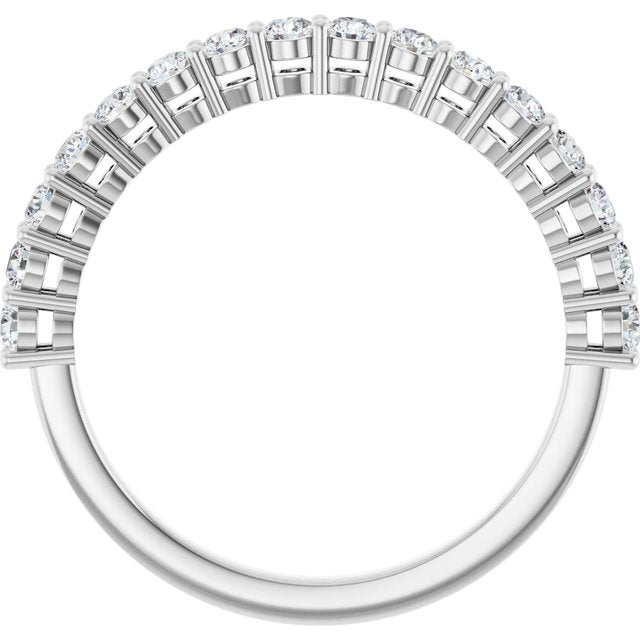 14K White 1/4 CTW Natural Diamond Anniversary Band