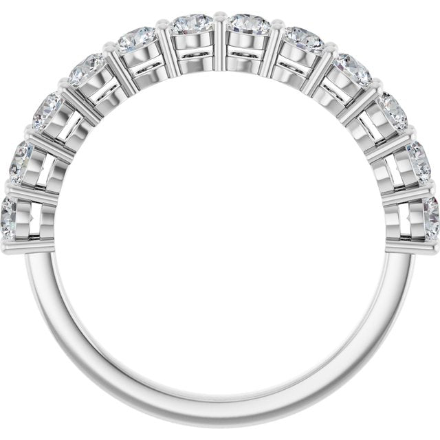 Elegant 14K White Gold 1/4 CTW Natural Diamond Wedding Ring