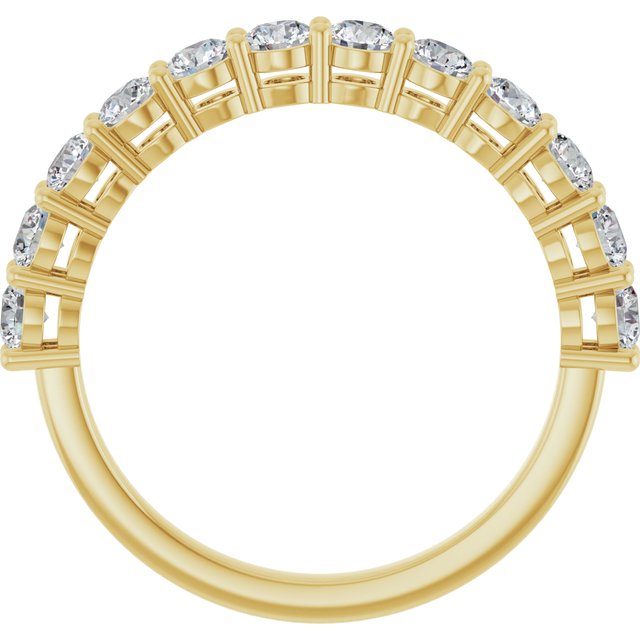 14K White 1/4 CTW Natural Diamond Anniversary Band