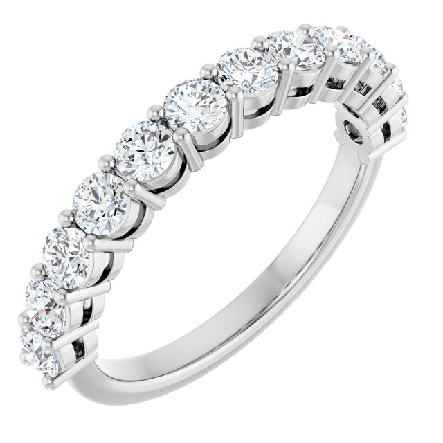 Elegant 14K White Gold 1/4 CTW Natural Diamond Wedding Ring