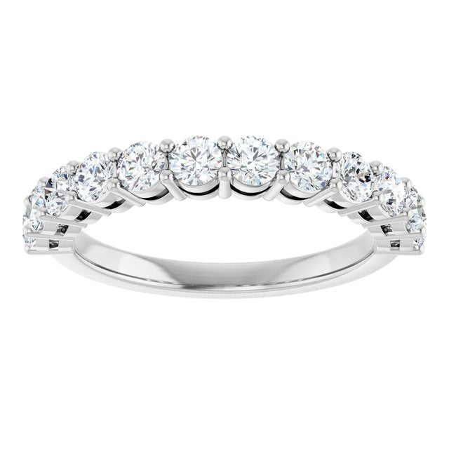 Elegant 14K White Gold 1/4 CTW Natural Diamond Wedding Ring