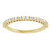 14K White 1/4 CTW Natural Diamond Anniversary Band