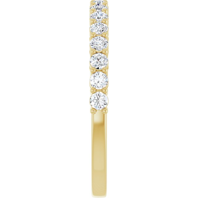 14K White 1/4 CTW Natural Diamond Anniversary Band