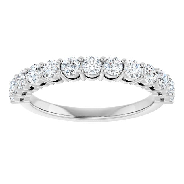 Elegant 14K White Gold 1/4 CTW Natural Diamond Wedding Ring