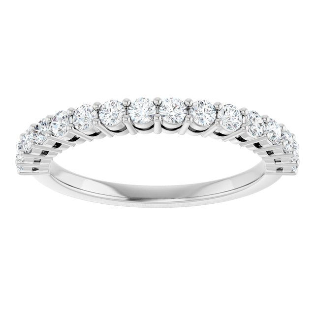 14K White 1/4 CTW Natural Diamond Anniversary Band