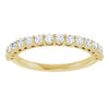 14K White 1/4 CTW Natural Diamond Anniversary Band