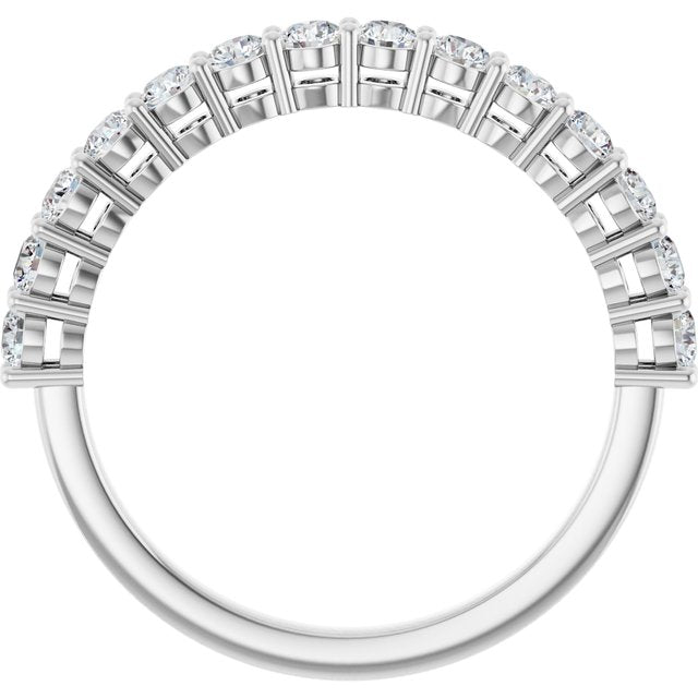 14K White 1/4 CTW Natural Diamond Anniversary Band