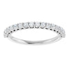 Elegant 14K White Gold 1/4 CTW Natural Diamond Wedding Ring