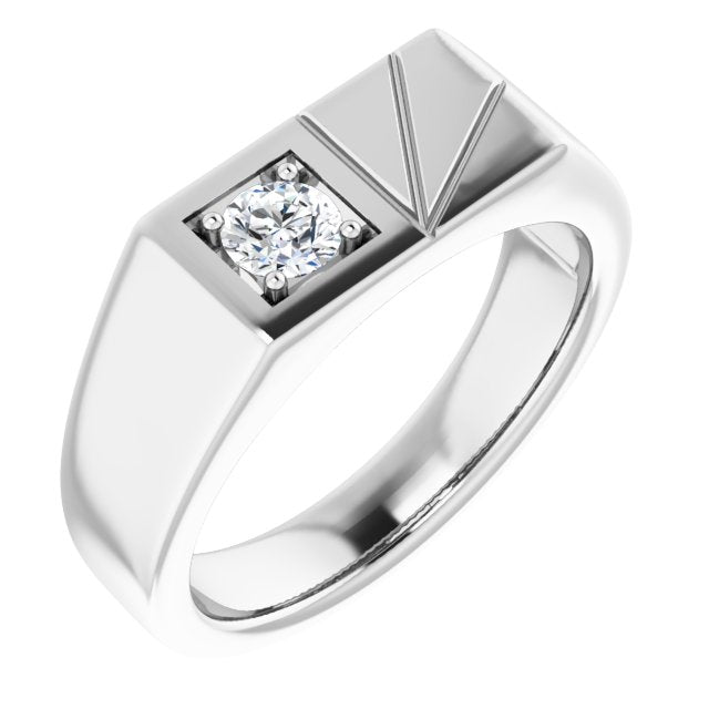 14K Gold Natural Diamond Ring