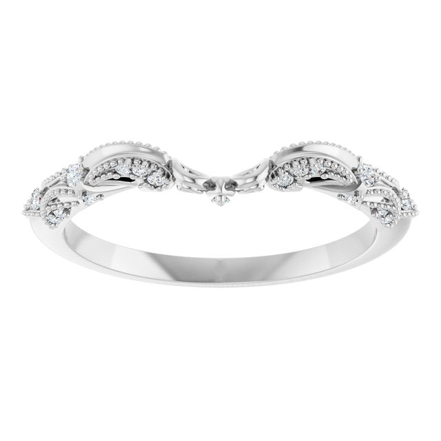 14K Gold Natural Diamond Matching Band