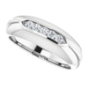 14K White Gold Natural Diamond Ring with 1/6 Carat Total Weight