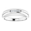 14K White 1/6 CTW Natural Diamond Ring