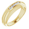 14K White 1/6 CTW Natural Diamond Ring