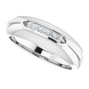 14K White Gold Natural Diamond Ring with 1/6 Carat Total Weight