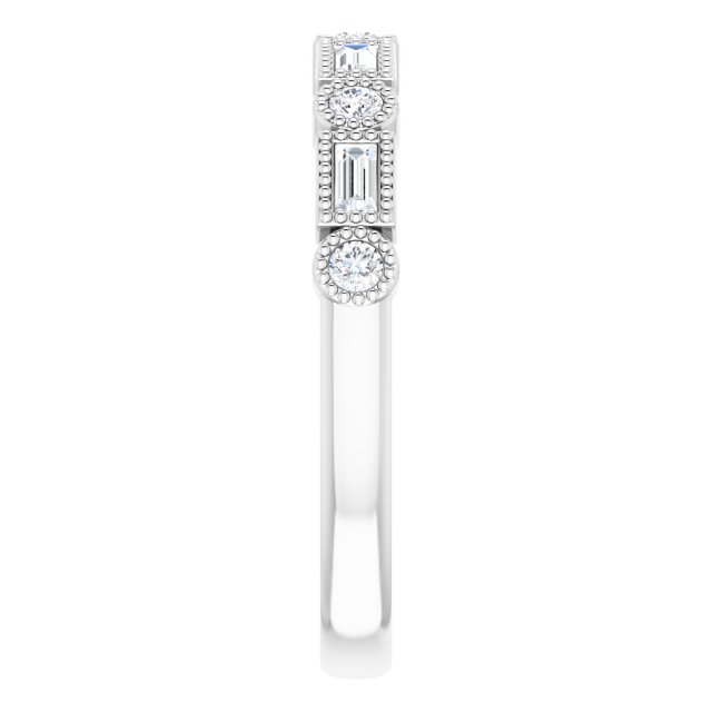 14K Yellow 1/4 CTW Natural Diamond Anniversary Band