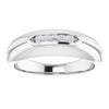 14K White 1/6 CTW Natural Diamond Ring