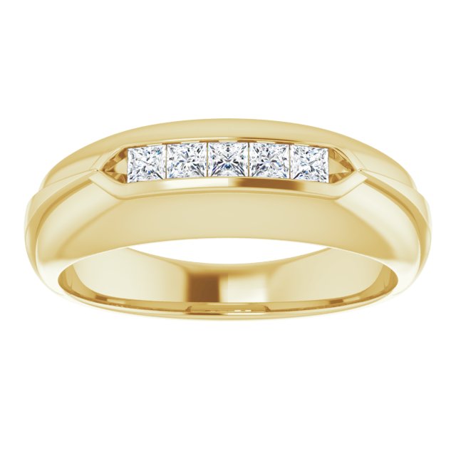 14K White 1/6 CTW Natural Diamond Ring