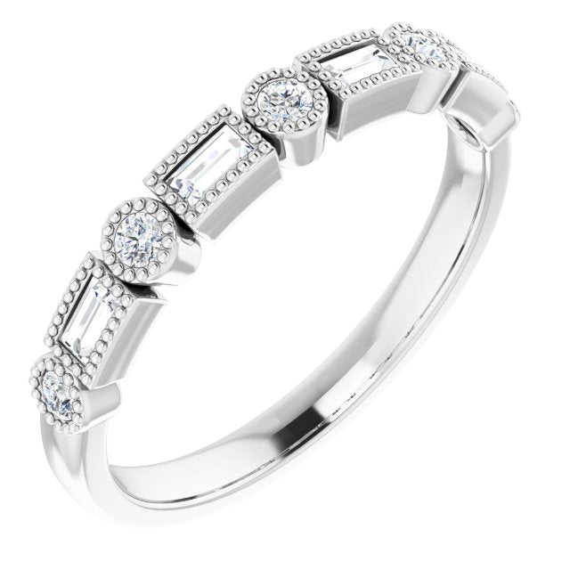 14K Yellow 1/4 CTW Natural Diamond Anniversary Band