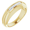 14K White 1/6 CTW Natural Diamond Ring